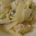 柊さくら's cooksnap of when they made とろ～り♪キムチ肉団子と白菜のクリーム煮.