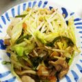 おやゆびっち's cooksnap of when they made 簡単！豚バラ肉とキャベツの梅ポン酢炒め.