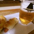 花時計咲いた's cooksnap of when they made ウインナーロールパン.