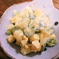 海璃っちmama's cooksnap of when they made ゆで卵ときゅうりのチーズ入りサラダ.