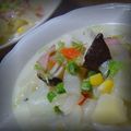 かき氷's cooksnap of when they made 具だくさん！ぽっかぽかミルクスープ♪.