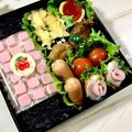 ３匹の大ぶたママ's cooksnap of when they made お弁当♪　ローズちくわ.