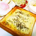 choco831's cooksnap of when they made 美味✩イタリアンチーズトースト.