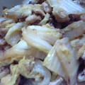 yocco74's cooksnap of when they made はくさいと油揚げの煮びたし.
