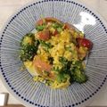 ピロエ's cooksnap of when they made 簡単！ブロッコリーの卵炒め.