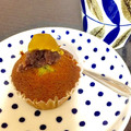 クックたますみ's cooksnap of when they made 栗まるごと☆はちみつカップケーキ(抹茶).