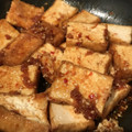 クックKTDEVO☆'s cooksnap of when they made 一分レシピ・絹揚げ(厚揚げ)の焼肉風。.