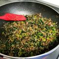 ポパイ474's cooksnap of when they made ごはんもりもり＊大根葉のおかか炒め.