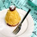 ぴよことまっち's cooksnap of when they made テイータイムお菓子✿栗のモンブラン.