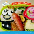 shizuとreo's cooksnap of when they made 意外と簡単☆ミニオンのおにぎり弁当.