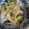 クックOYTSP1☆'s cooksnap of when they made 大根ときゅうりのわさびドレッシングサラダ.