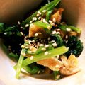 chicappe's cooksnap of when they made 味付油揚げ de 小松菜の煮浸し.