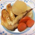 ☆さちぽん☆'s cooksnap of when they made 大根と鶏手羽先の煮物♪簡単鶏肉スープで.
