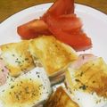 めぐぴーみかん's cooksnap of when they made はんぺんのチーズ＆ハムはさみ焼き.
