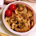 みめぐみりあ's cooksnap of when they made 韓国風豚ロースとピーマンのしょうが焼き.