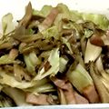 砂川です's cooksnap of when they made キャベツとベーコンきのこの醤油バター炒め.