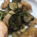 ァーャ's cooksnap of when they made 鶏もも肉となすの柚子胡椒ポン酢炒め.