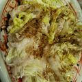 くま8421's cooksnap of when they made レンジで５分！豚と白菜のミルフィーユ鍋.