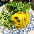 ひゃひょひ's cooksnap of when they made デリ風？！簡単かぼちゃサラダ☆.