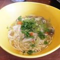 ミネソタ州のけーたん's cooksnap of when they made 餃子の皮で野菜たっぷりワンタン風スープ♪.