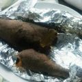 ぽんすかたいそう's cooksnap of when they made フライパンorトースターで簡単焼きいも！.