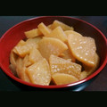 ぽんきちっちーず's cooksnap of when they made 時短でしみしみ★冷凍大根のしょうゆ味噌煮.