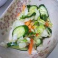 パパの手料理☆'s cooksnap of when they made 白菜とキュウリとにんじん✩浅漬け.