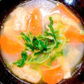 Cook★Robin's cooksnap of when they made ほっこり。大根と豆苗と油揚げの味噌汁.