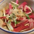 孫ダブルの母イエティ's cooksnap of when they made 簡単☆紅芯大根と水菜のシャキシャキサラダ.