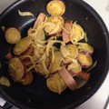 クックZ8J4H4☆'s cooksnap of when they made さつま芋とベーコンのマヨカレー炒め.