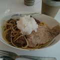 えふでぃー's cooksnap of when they made ランチ＊豚肉と小松菜、舞茸の和風パスタ.
