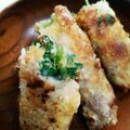 はやとうりぼう's cooksnap of when they made 豚肩ロース薄切り　豆苗巻きフライ豆苗好き.