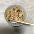 あおまるこ's cooksnap of when they made 1歳ご飯☆塩鮭とコーンのバター炒飯.
