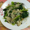 kahoppesan's cooksnap of when they made 小松菜とえのきの塩昆布和え.