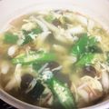 みなみ1226's cooksnap of when they made ごま油香る♡おくらとしめじのスープ♪.