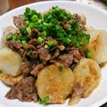 ひろにゃーん's cooksnap of when they made 大量消費☆牛肉と里芋の味噌バター炒め♡.