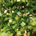 ゆきたーど's cooksnap of when they made 大根菜 カブ菜 ナッツサラダ さっぱり.