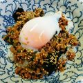 真っ黒おたつ's cooksnap of when they made ひき肉&玉ねぎたっぷりスタミナ丼☆.
