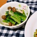 Chokoモンブラン's cooksnap of when they made 簡単＊小松菜のゴマ和え＊.