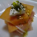 うりとく's cooksnap of when they made ■柿と生ハムのミルフィーユ■.