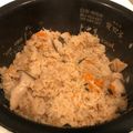 莉くん's cooksnap of when they made エリンギ 松茸のお吸い物で 松茸ご飯風.