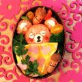m✨tsu's cooksnap of when they made キャラ弁☆ウィンナーdeどんぐりぼうや♪.