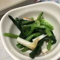 クック3IJVP1☆'s cooksnap of when they made 簡単☆小松菜と竹輪おひたし☆ワサビ風味.