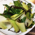 卵せんべい's cooksnap of when they made 青梗菜の塩昆布マヨ炒め.