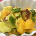あっぱれ！！'s cooksnap of when they made 柿とさつまいものクリームチーズサラダ.