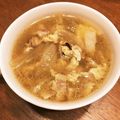 yuka119's cooksnap of when they made 玉ねぎとベーコンのコンソメ卵とじスープ.