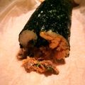 葡萄森's cooksnap of when they made キンパ(韓国風のり巻き)っぽい 太巻き.