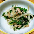 ＊みりんみりん＊'s cooksnap of when they made もやしとほうれん草のツナ和え.