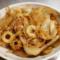 ちゃつ2's cooksnap of when they made 簡単すぐ★ちくわと玉ねぎの炒めもの.
