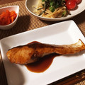 ERI8o8's cooksnap of when they made はまちのしょうが焼き.